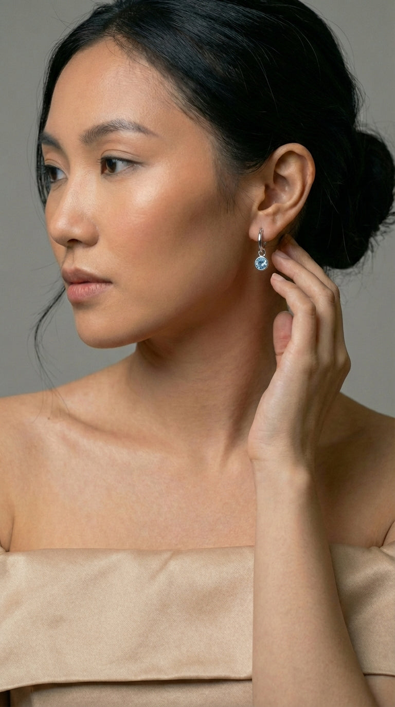 Celestial Charm Hoops