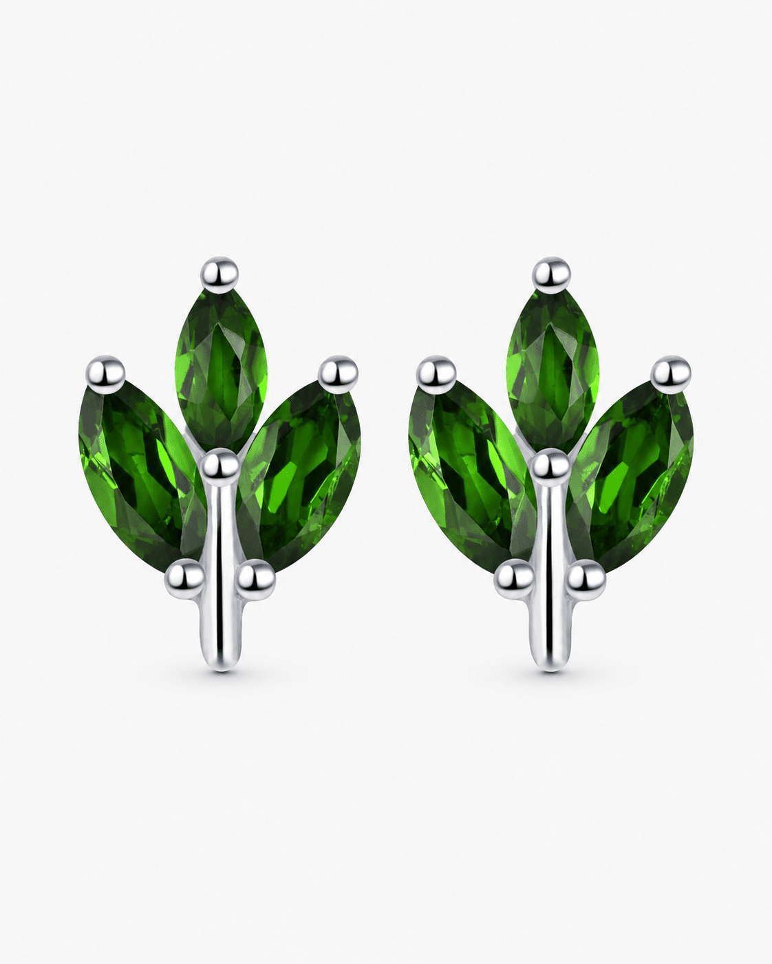 Spring Awakening Sterling Silver 925 Jade Earrings