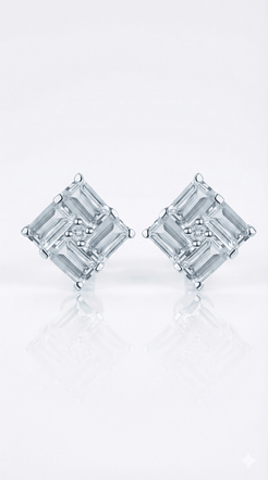 Crystal Mosaic Studs