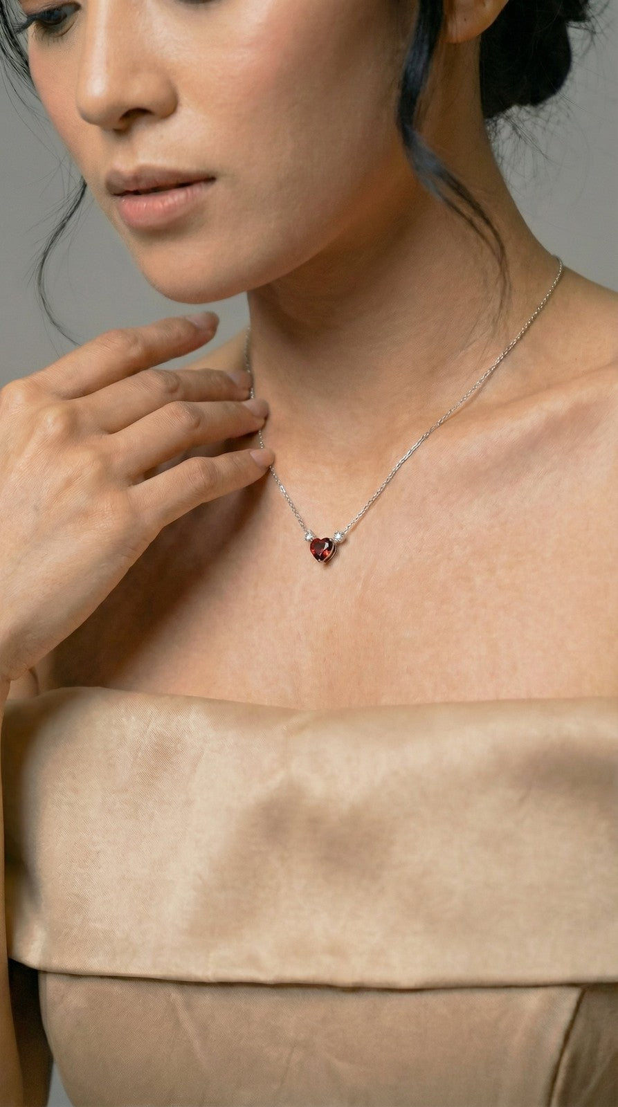 Garnet Serenade Necklace
