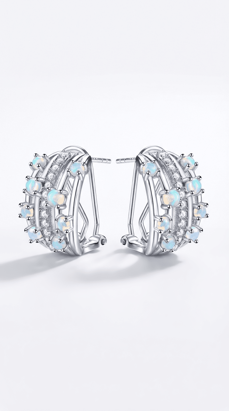 Opal Cascade Hoops