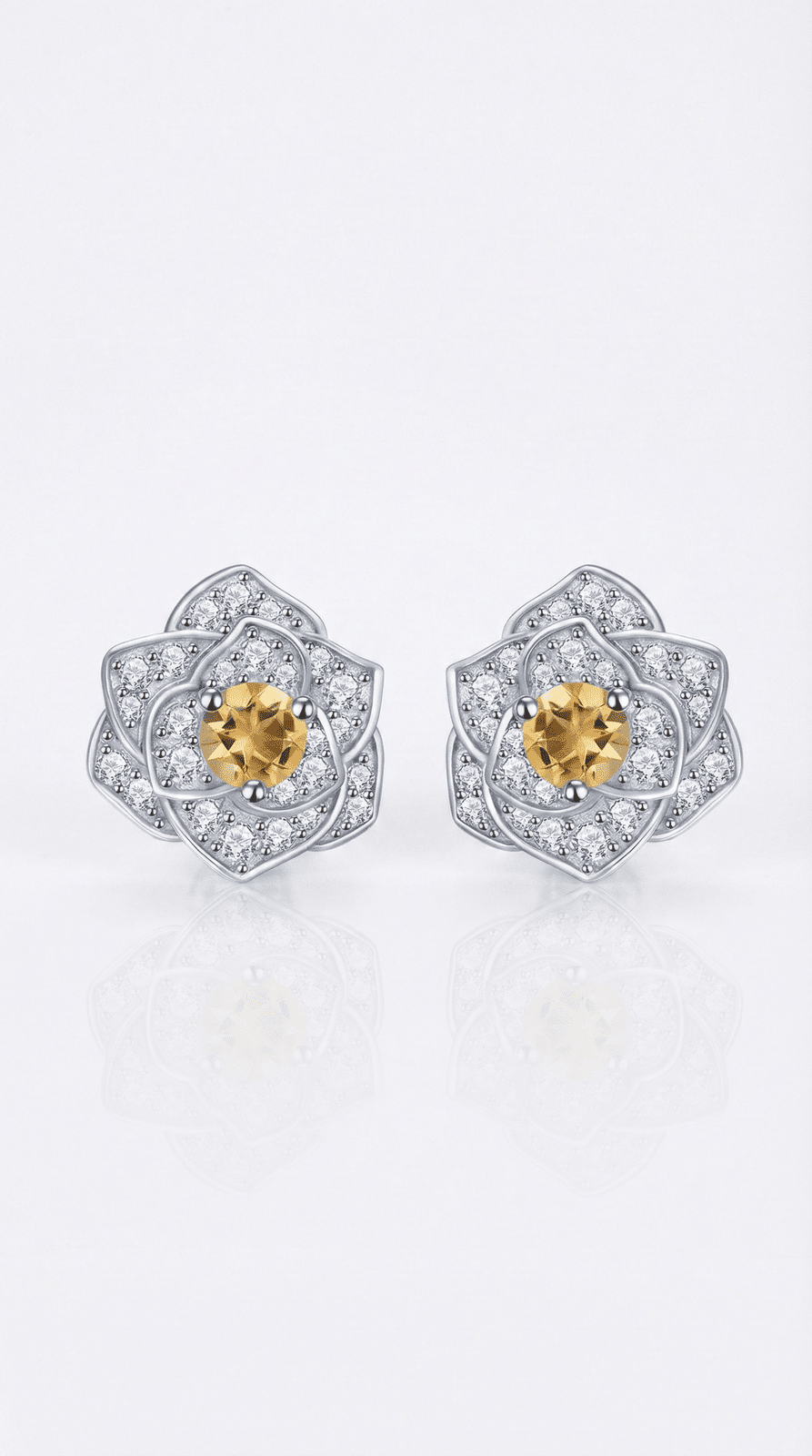 Golden Lotus Earrings