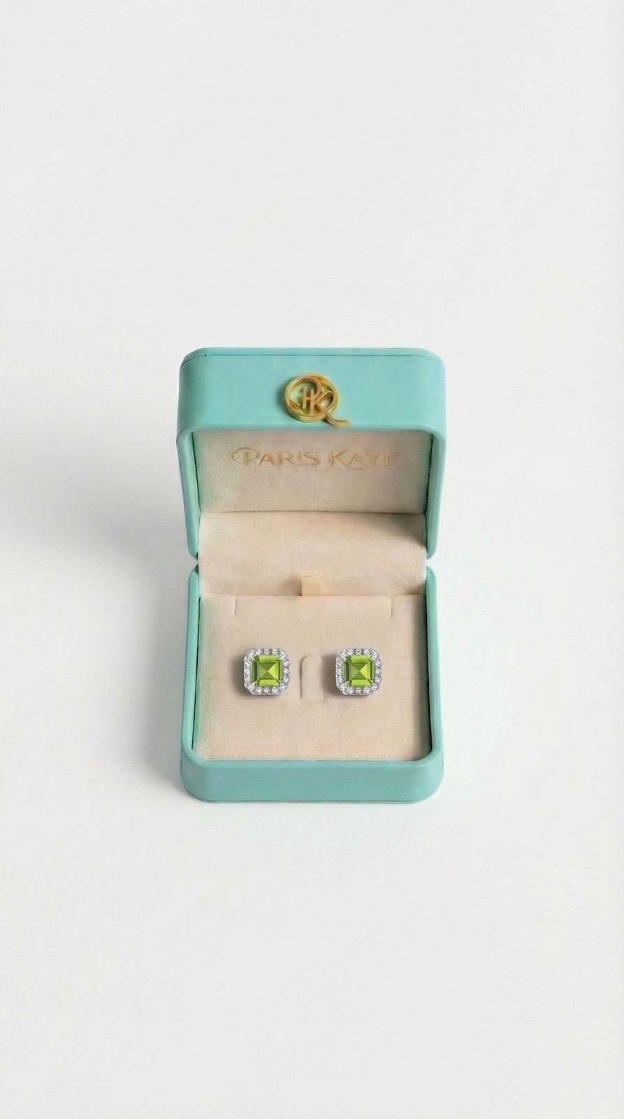 Peridot Sparkle Studs