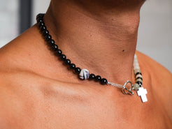 Silver Plated/Stainless Steel - Quest - Sterling Silver 925 Austrian Crystal Necklace J00186