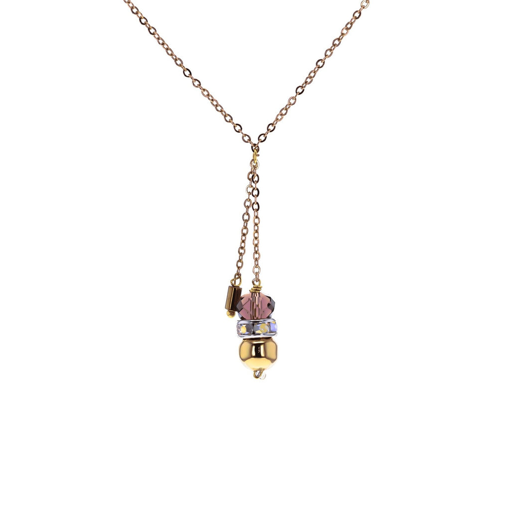 Stainless still- Loyal - Austrian Crystal Necklace