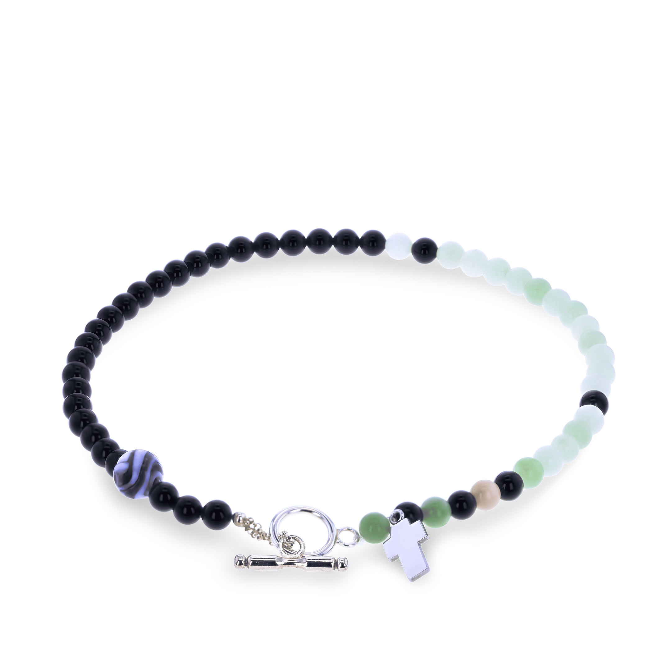 Silver Plated/Stainless Steel - Quest - Sterling Silver 925 Austrian Crystal Necklace J00186
