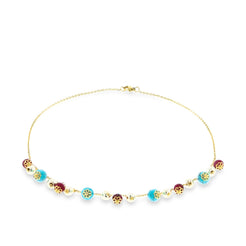 Stainless Steel Gold Plated Chain Necklace Paris Kaye Choice Collection J00188