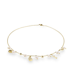 Stainless steel Gold Plated Chain/Gold Plated Charm Necklace Paris Kaye Choice Collection J00195