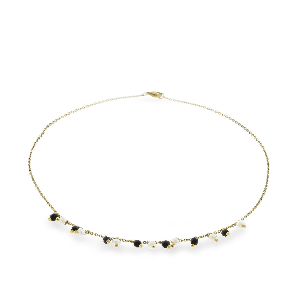 Stainless steel Gold Plated Chain Necklace Paris Kaye Choice Collection J00197