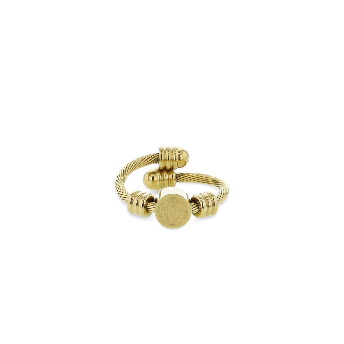 Golden Medallion Cuff