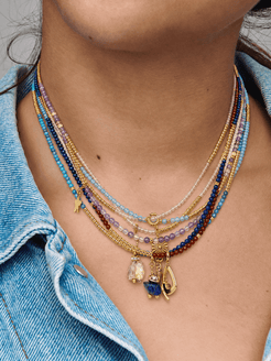 The Seven Reminders Seven-Gemstone Layering Necklace Set
