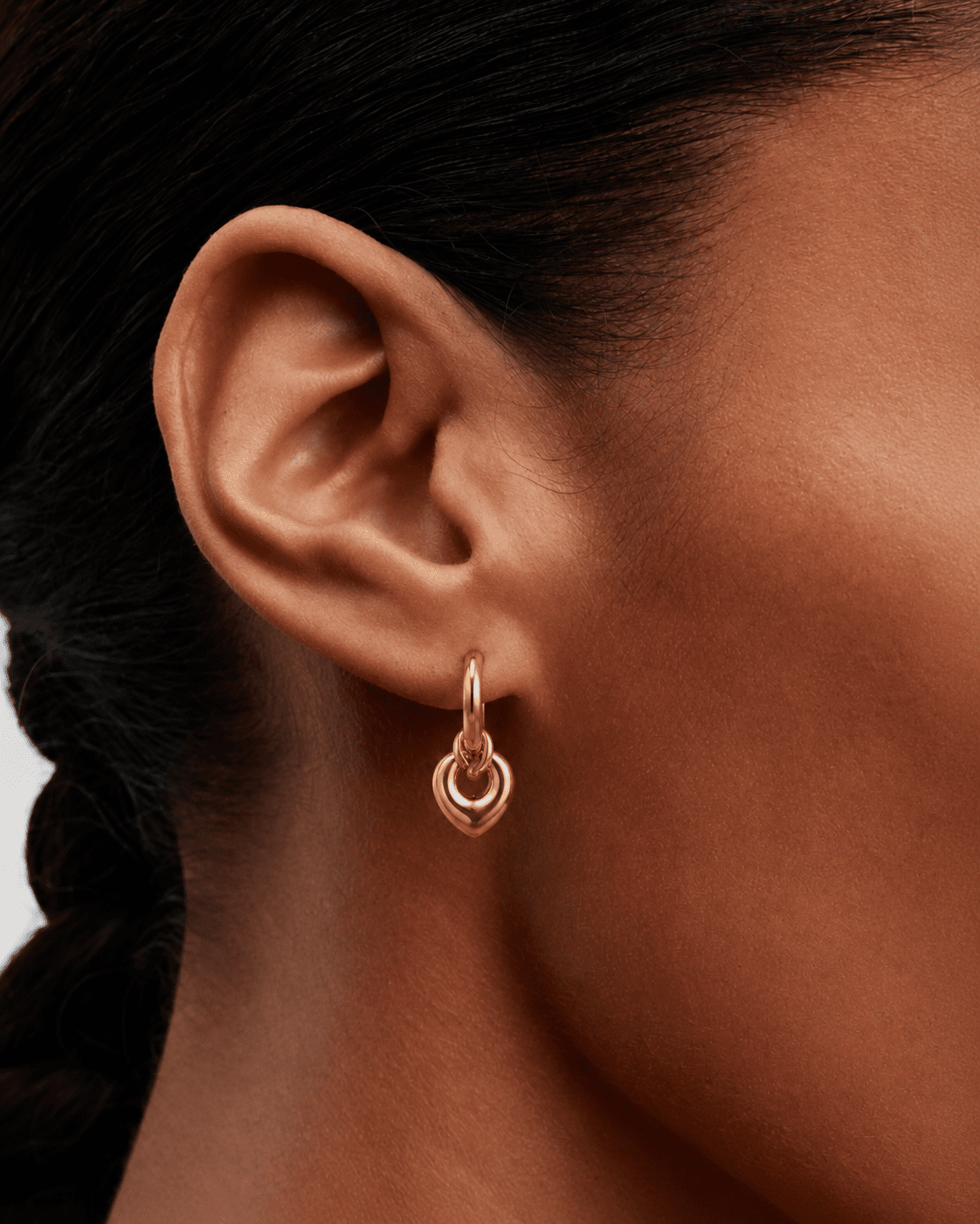 Quiet Devotion Stainless Steel 18K Gold Plated Earrings
