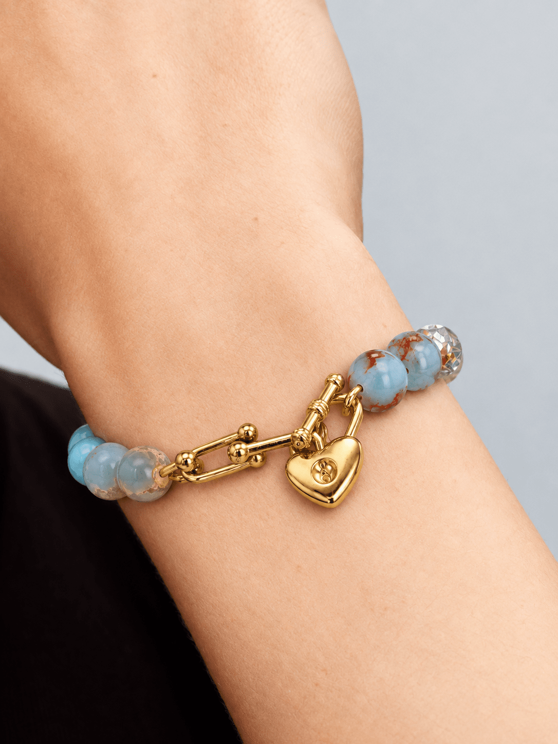 Marea Aqua Terra Jasper & Cultured Pearl Bracelet