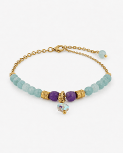 Solis Amazonite & Amethyst Bracelet