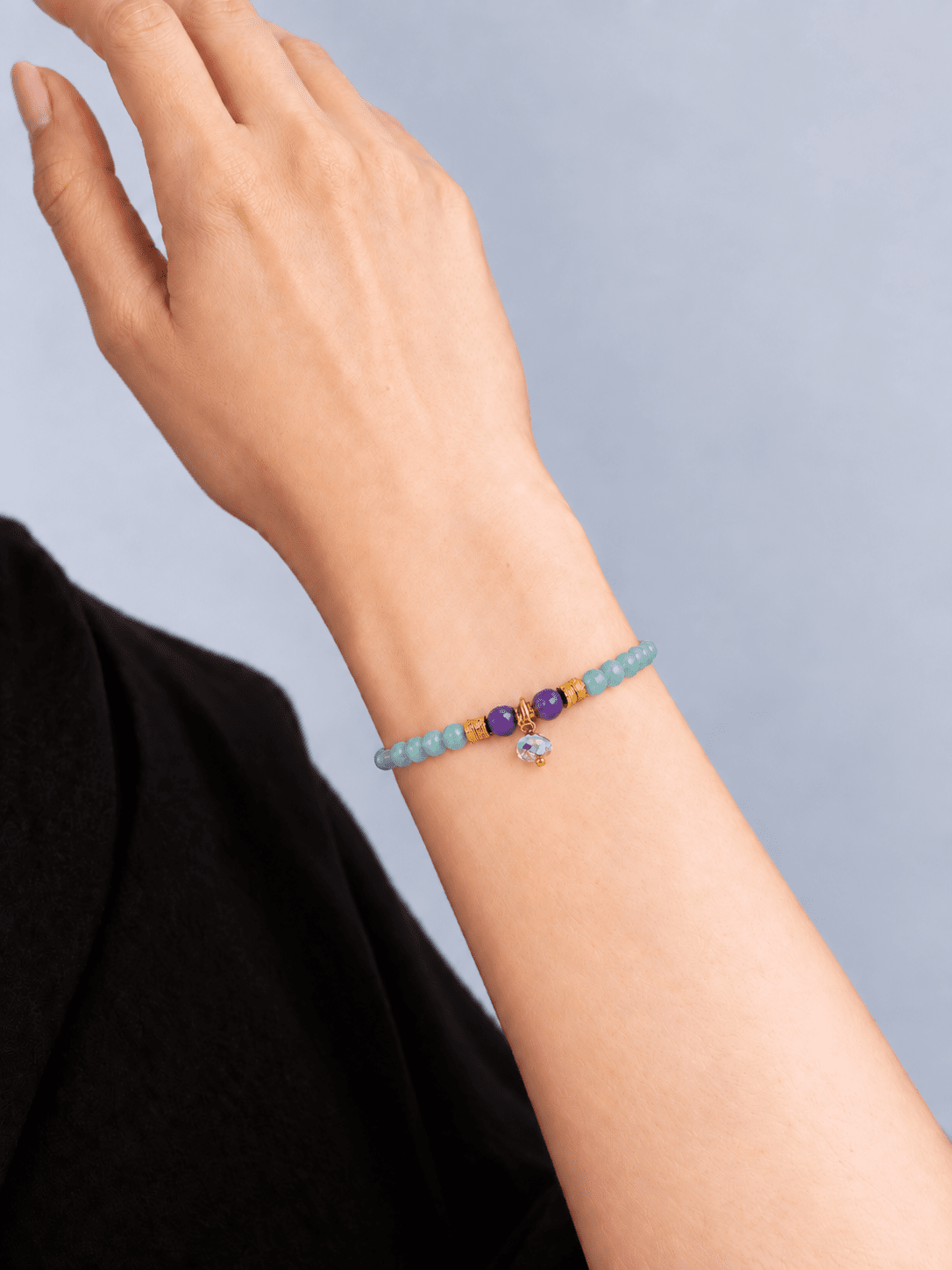 Solis Amazonite & Amethyst Bracelet