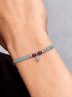 Solis Amazonite & Amethyst Bracelet
