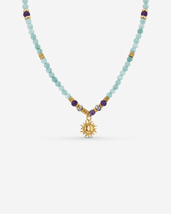Solis Amazonite & Amethyst Necklace