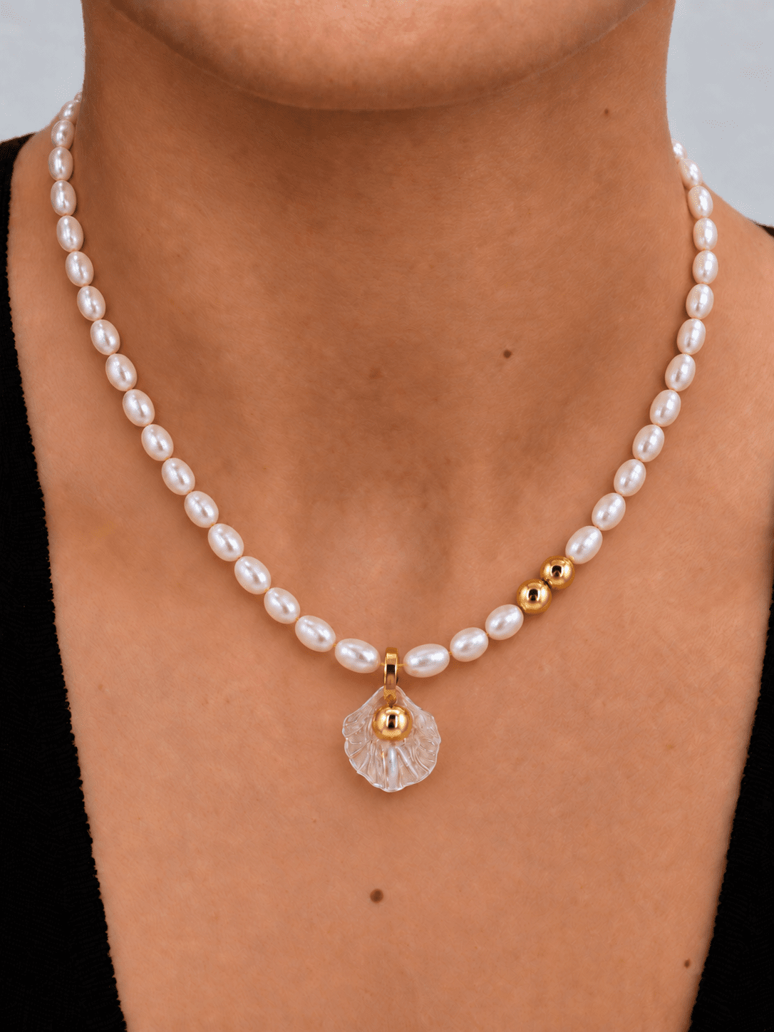 Alba Handmade Cultured Pearl Necklace