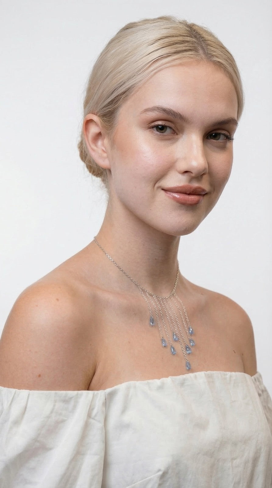 Rain Drops Crystal Necklace