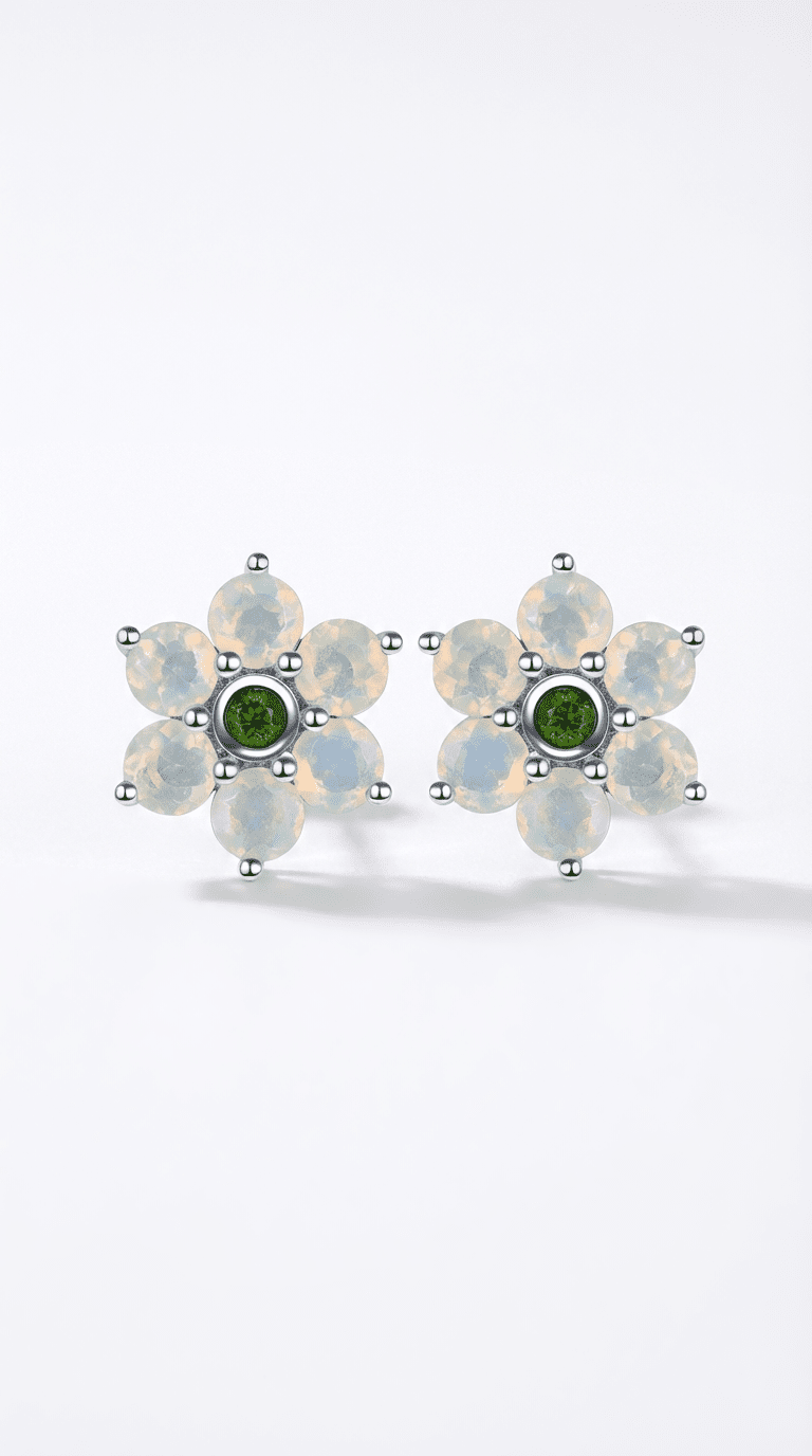 Luminous Petal Studs