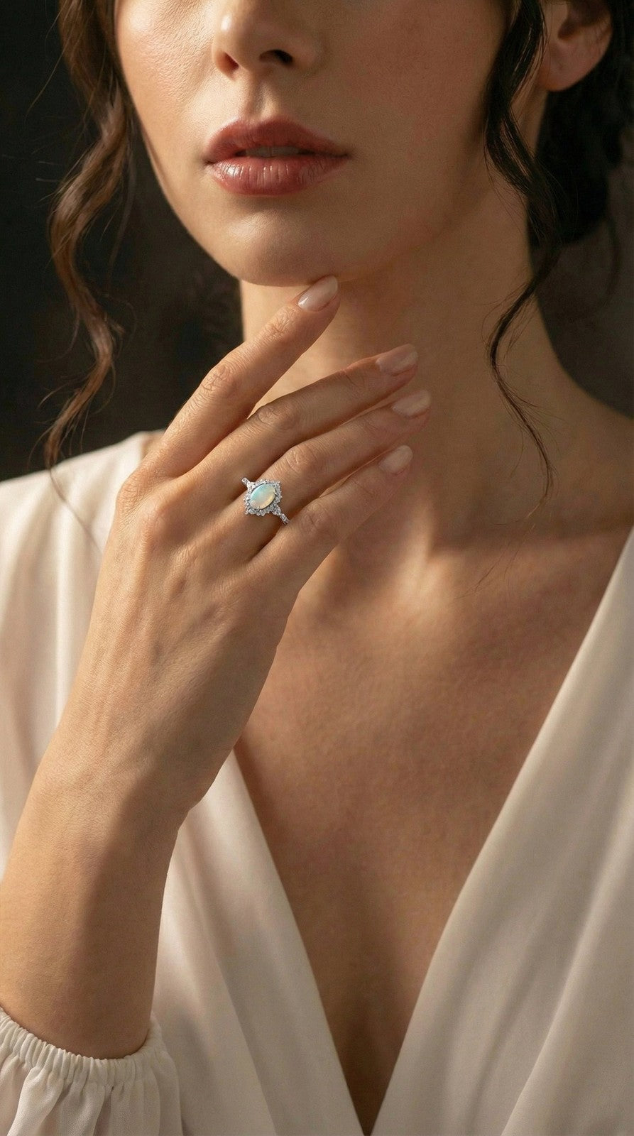 Lunar Glow Opal Ring