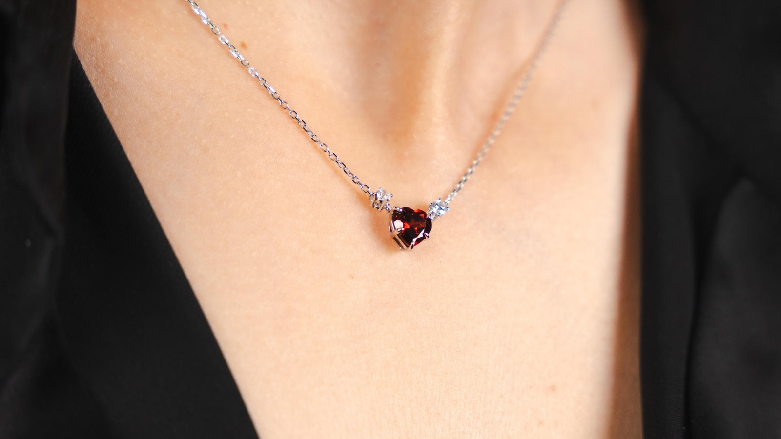 Garnet Serenade Necklace