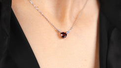 Garnet Serenade Necklace