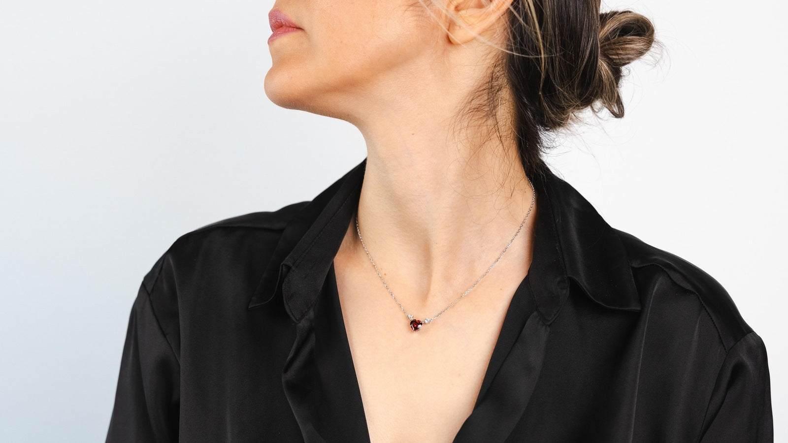 Garnet Serenade Necklace