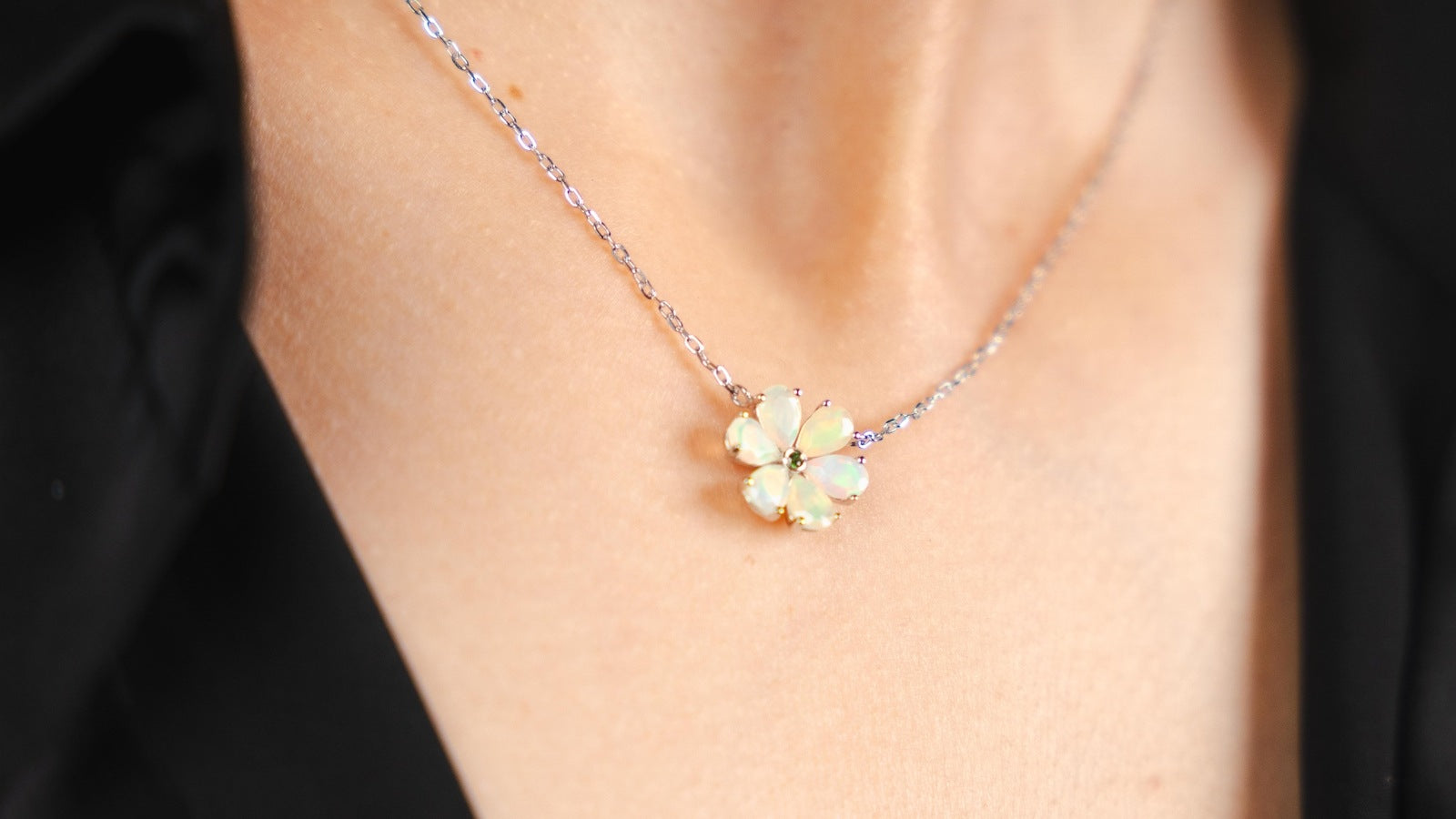 Opalescent Bloom Pendant