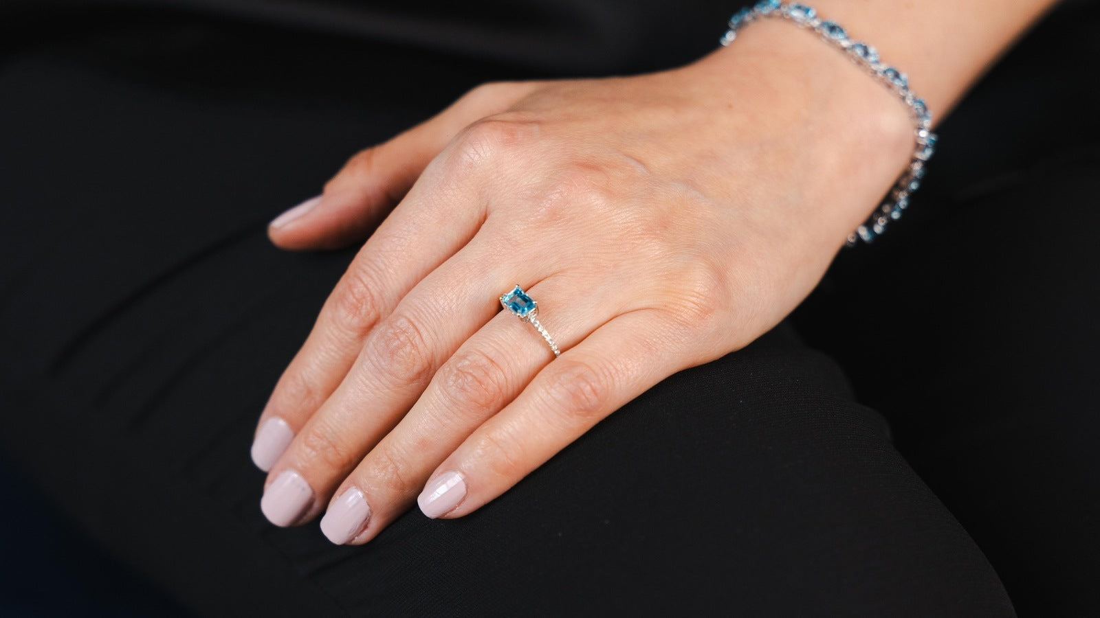 Azure Charm Ring