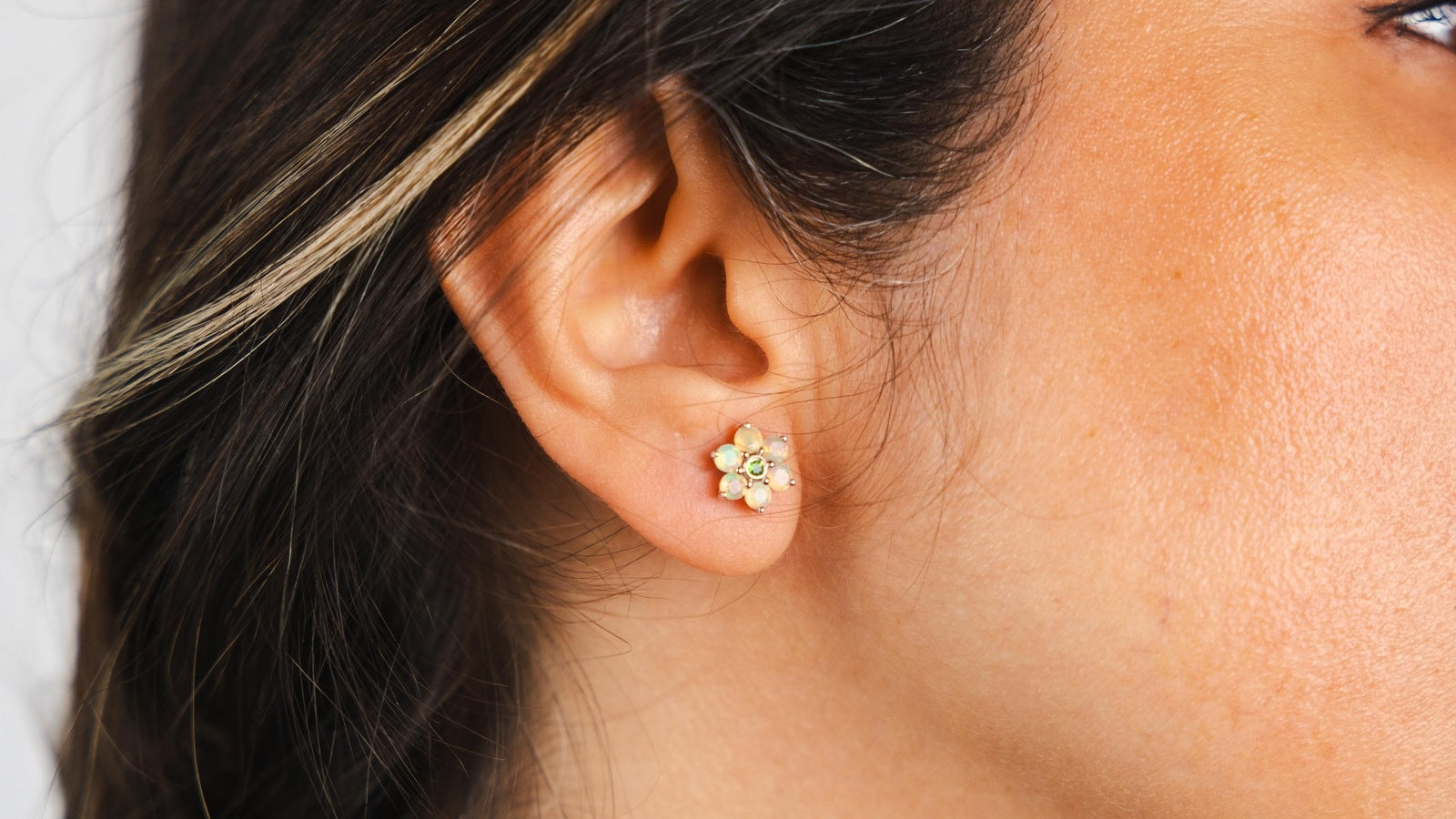 Luminous Petal Studs