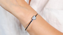 Lustrous Heart Bangle