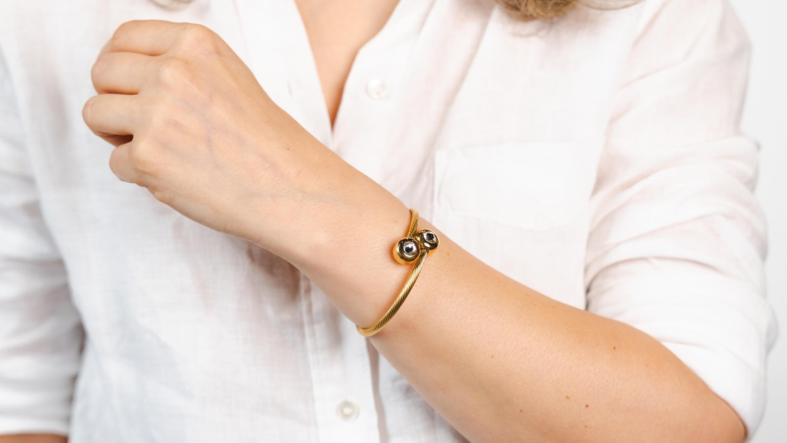 Golden Helix Cuff