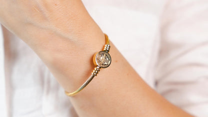 Golden Medallion Cuff