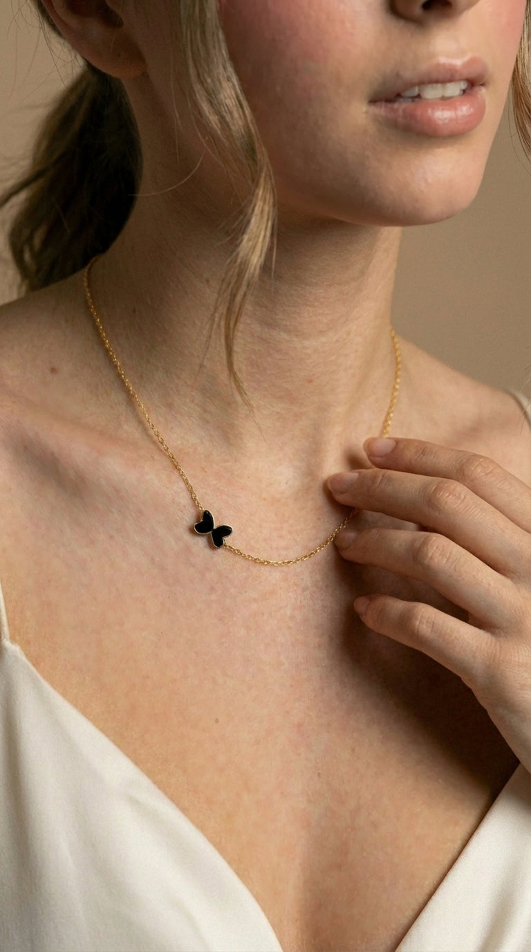 Nocturne Butterfly Necklace