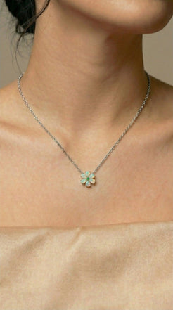 Opalescent Bloom Pendant