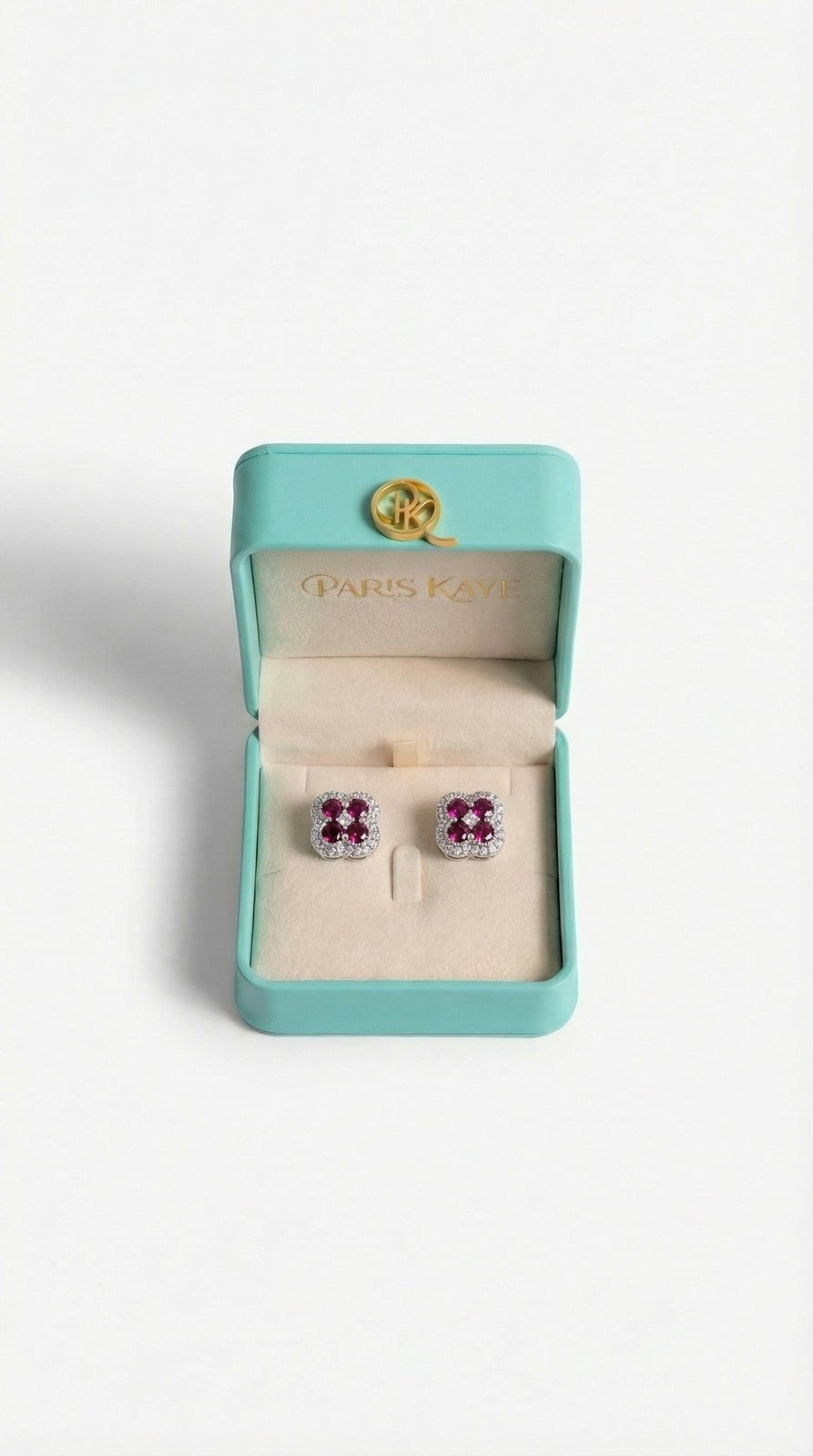 Crimson Clover Earrings