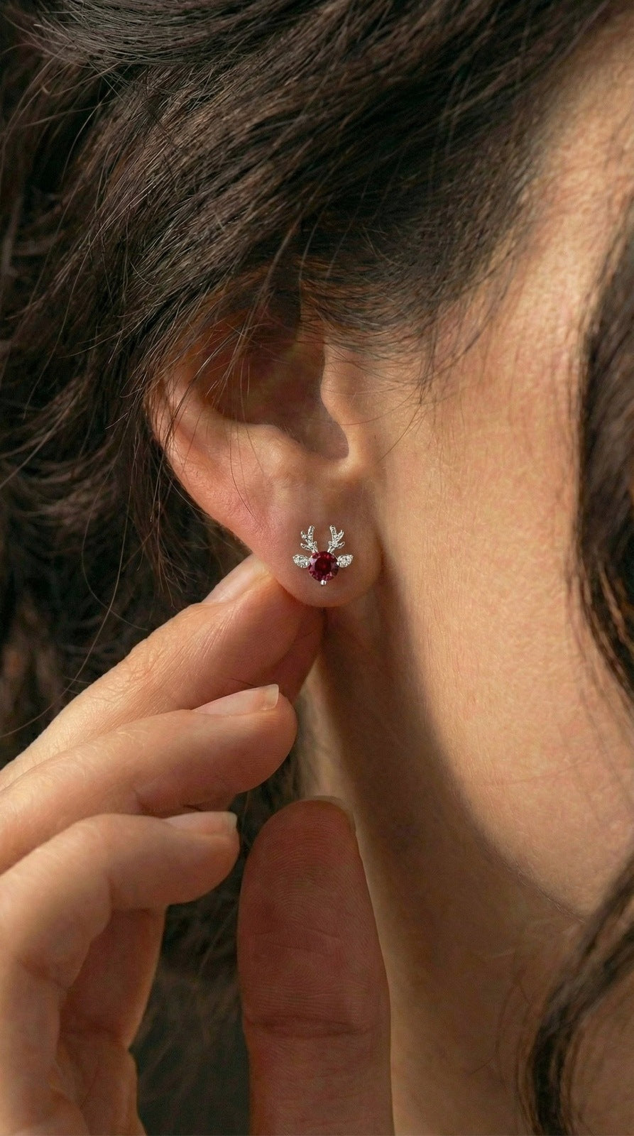 Reindeer Sparkle Studs