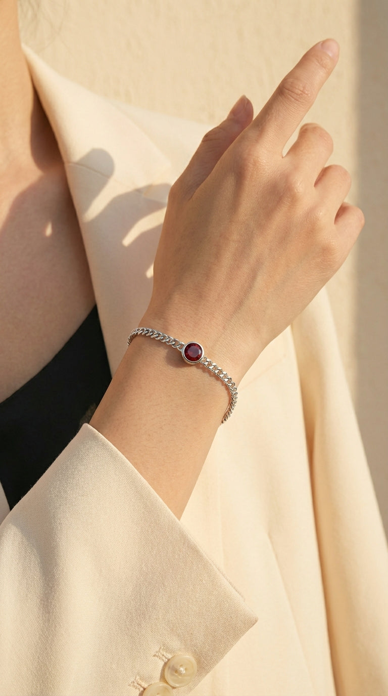 Scarlet Whisper Bracelet