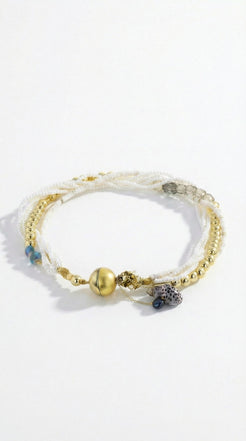 Stainless Steel Gold Charm Necklace