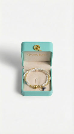 Stainless Steel Gold Charm Necklace