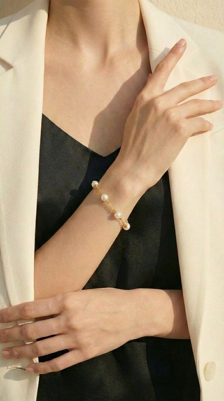 Stainless Steel Gold Charm Bracelet Paris kaye Choice Collection J00181