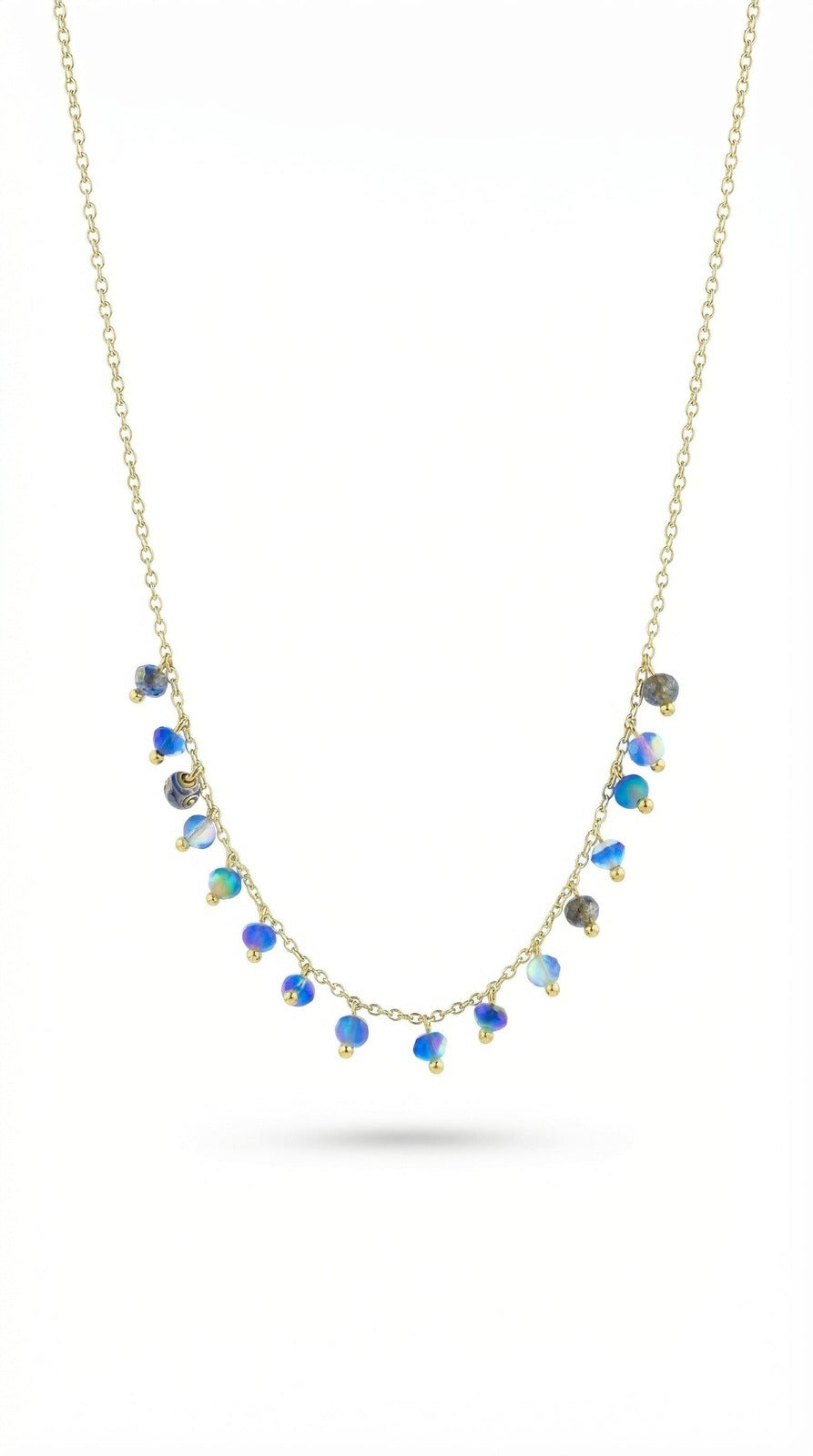 The Blue Celebration - Crystal Necklace